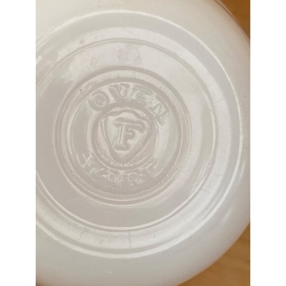 Fire-King Polka Dot Mixing Bowl 5” Red Dots Faded to Pink/Lilac HTF Small 5" Siz - Picture 8 of 9